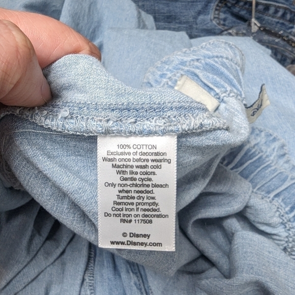 Disney Junk Food Mikey Embroidered Cropped Pants Sz XXL - Picture 12 of 12